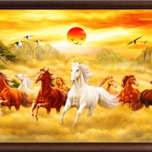 Tranh sơn dầu Tranh mã đáo thành công