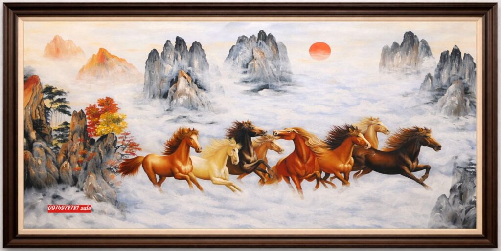 Tranh mã đáo thành công chạy sương mù