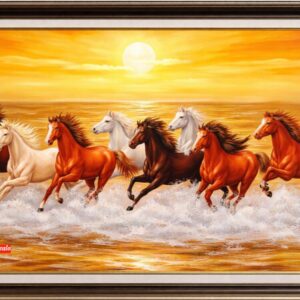 Tranh mã đáo thành công tranh ngựa chạy phi nước đại