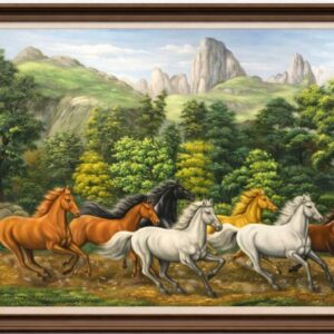 Tranh ngựa mã đáo thành công phong thuỷ