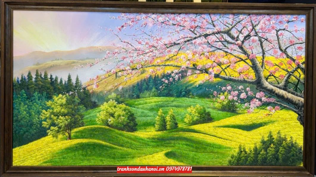 Tranh núi non phong cảnh đẹp SN42