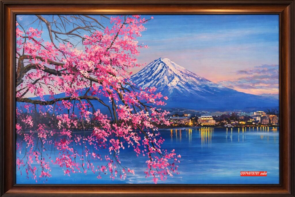 tranh núi Phú Sĩ