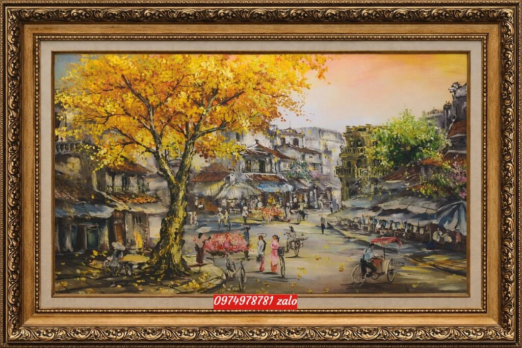 Tranh phố cổ Hà Nội