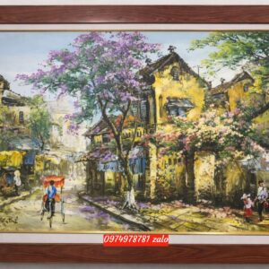 Tranh phố cổ hà nội được ưu thích nhất