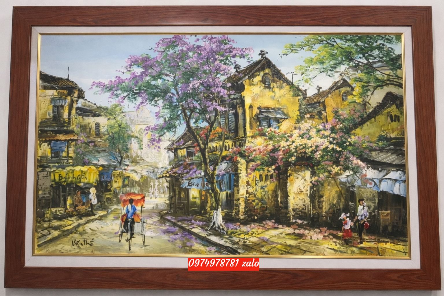 Tranh phố cổ hà nội được ưu thích nhất