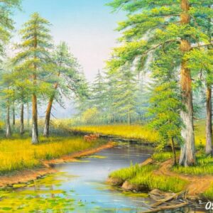 Tranh phong cảnh. tranh sơn dầu phong cảnh đẹp SN120