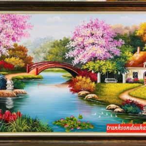 Tranh phong cảnh châu âu, tranh châu âu đẹp SN39