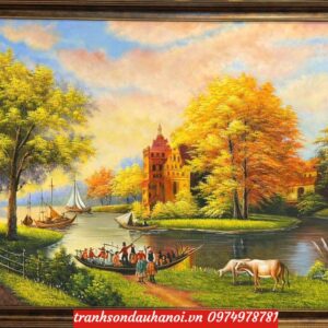 Tranh phong cảnh châu âu đẹp nhất SN45