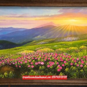 Tranh phong cảnh đẹp vẽ thiên nhiên SN117