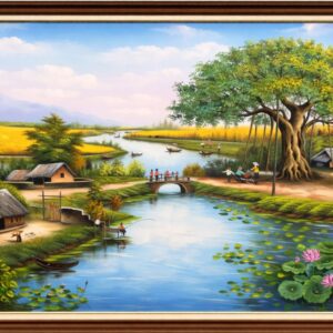 tranh phong cảnh đồng quê , Tranh phòng khách ý nghĩa