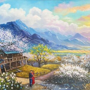 Tranh phong cảnh tây bắc đẹp SN8