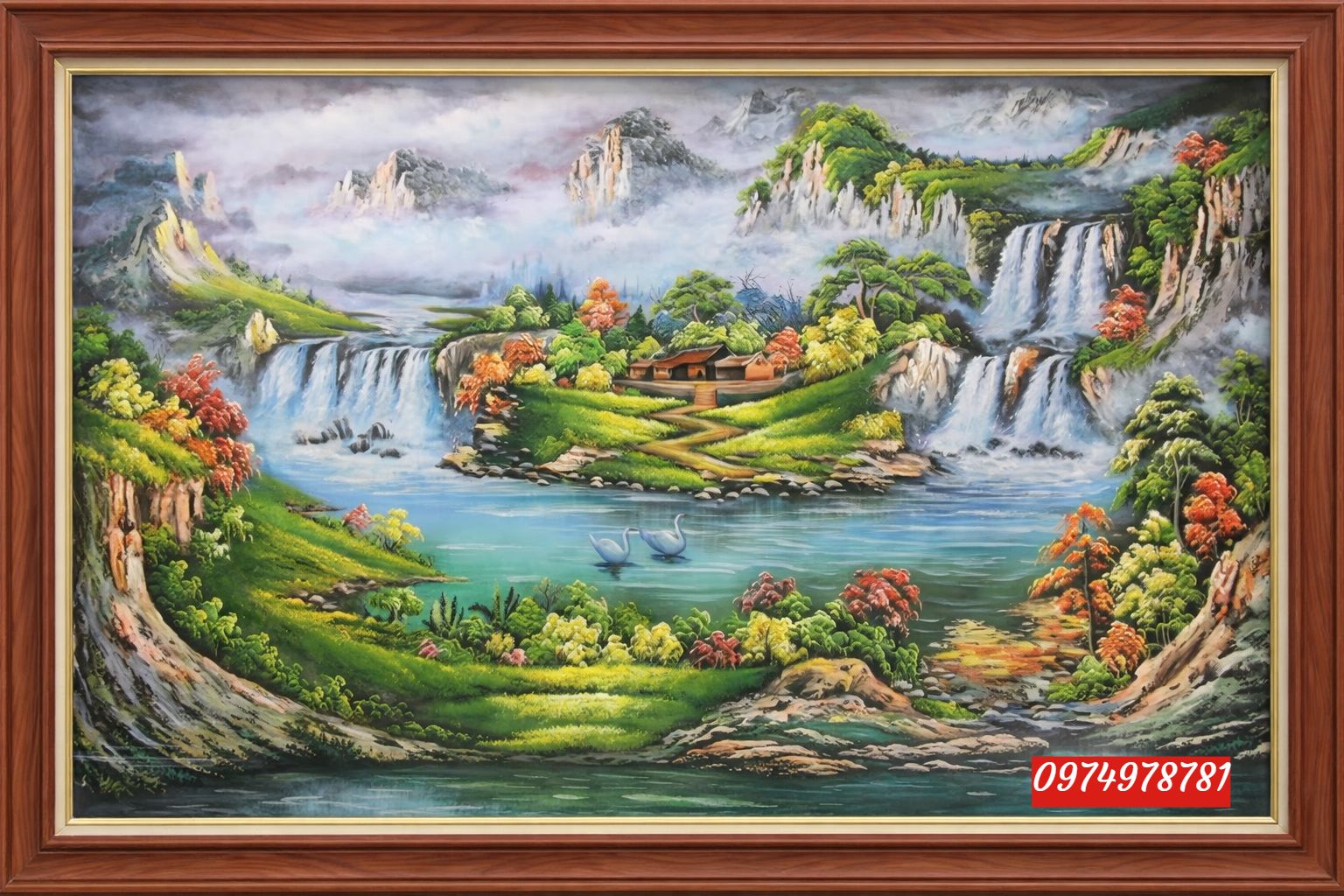 Tranh sơn thuỷ treo tường