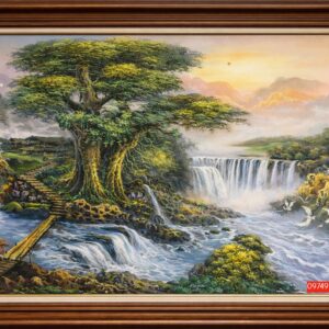 Tranh sơn thuỷ treo tường, tranh sơn thuỷ hữu tình đẹp