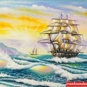 Tranh thuận buồm xuôi gió phong thuỷ SN29