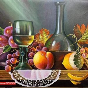 Tranh tĩnh vật hoa quả phòng ăn SN102