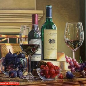 Tranh tĩnh vật, tranh tĩnh vật hoa quả SN101