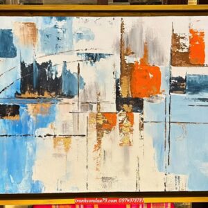 Tranh trừu tượng sơn dầu hiện đại đẹp