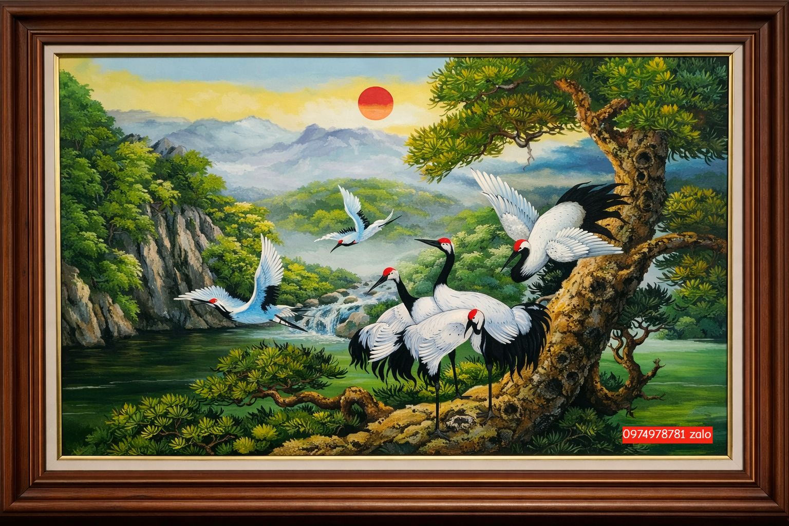 tranh tùng hạc diên niên