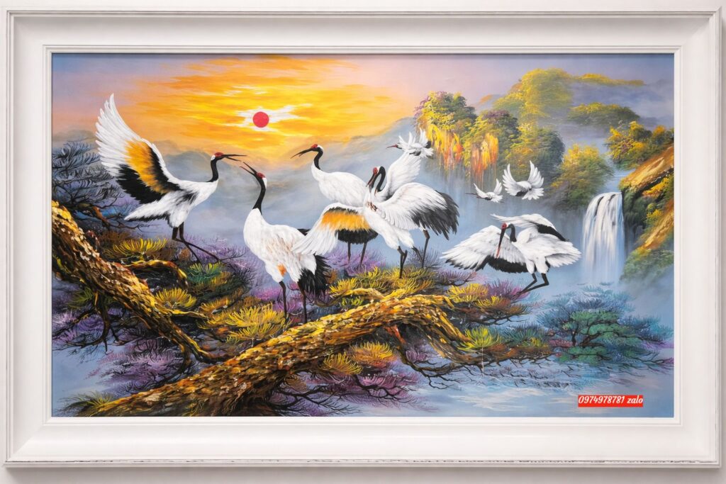 Tranh Tùng Hạc Diễn Niên